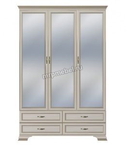Шкаф 3-х дверный с 3 зеркалами «Сиена»