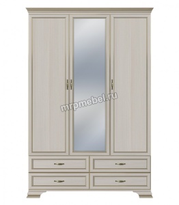 Шкаф 3-х дверный с 1 зеркалом «Сиена»