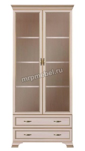 Шкаф-витрина (2 стеклодвери) для посуды ГТ.0123.302 «Сиена»